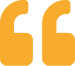 Yellow quotation mark on white background.