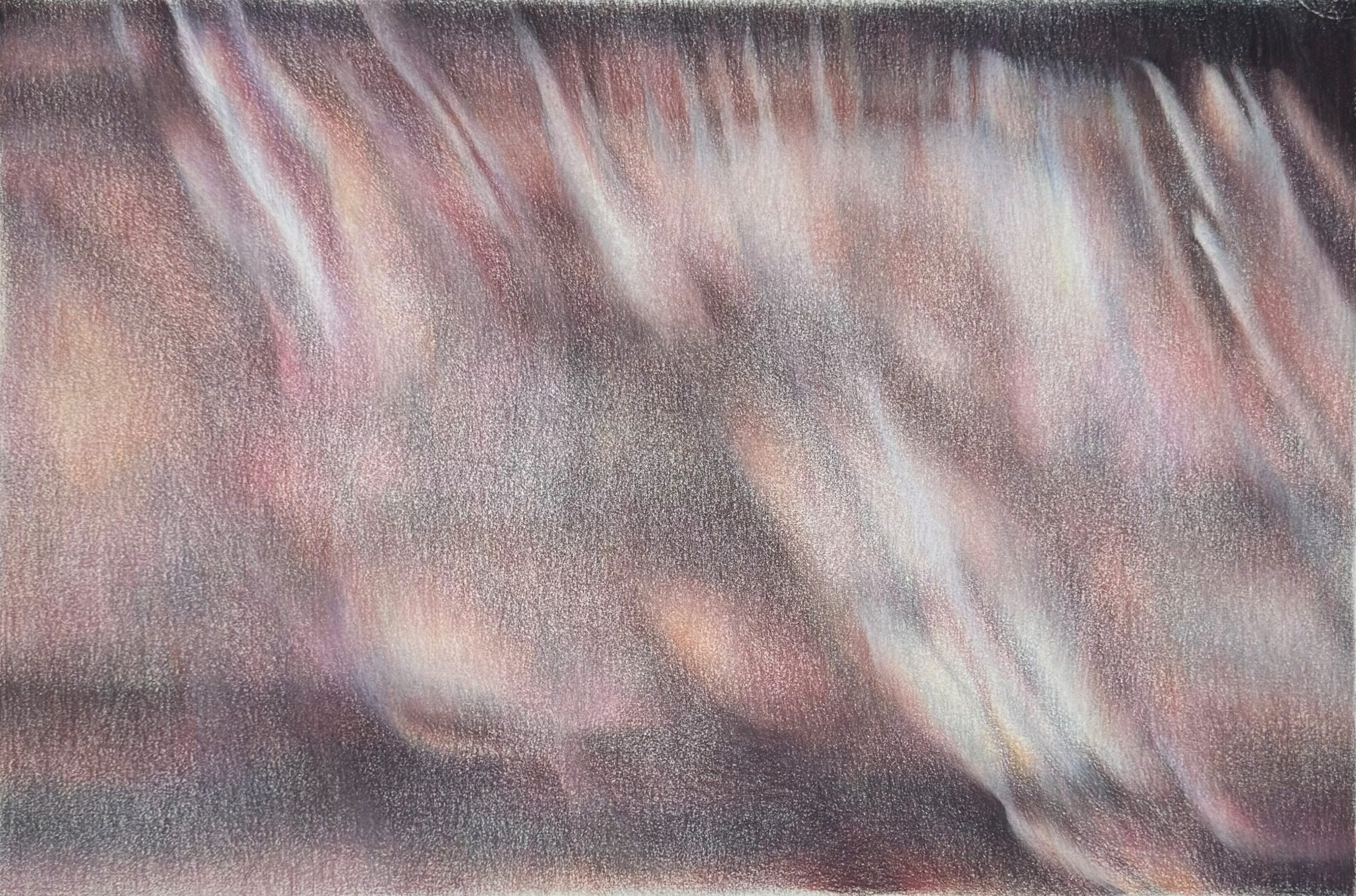 Close-up of a pink and white marbled texture.